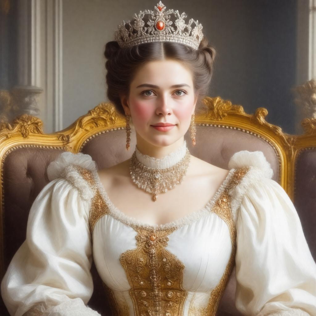 Click to view larger image AI-created image of Dagmar of Denmark (Maria Feodorovna)