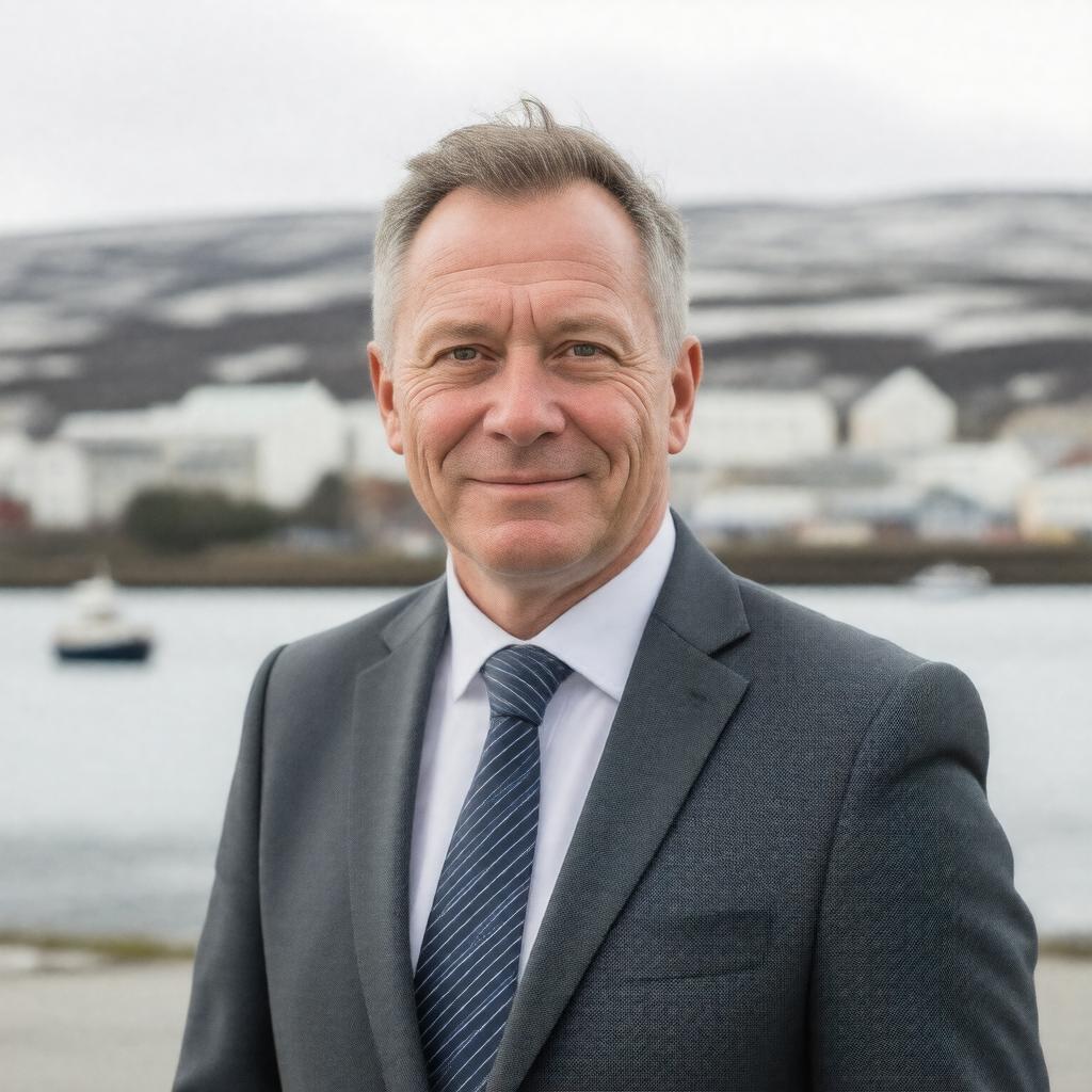 AI-created image of Dagur B. Eggertsson