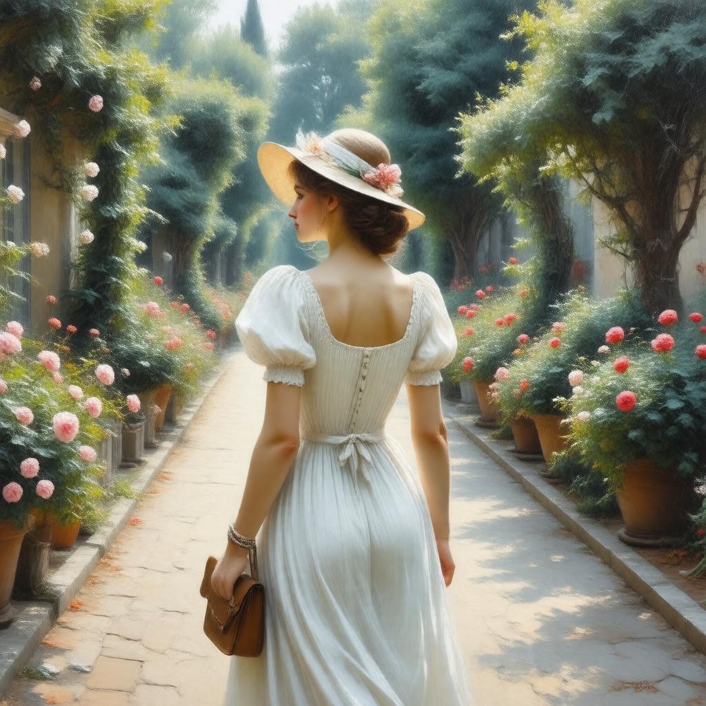 AI-created image of Daisy Miller