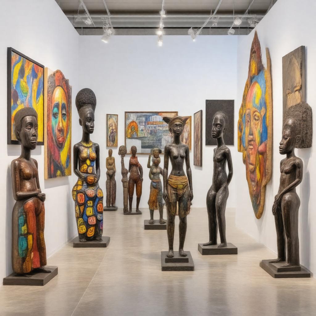 Click to view larger image AI-created image of Dakar Biennale