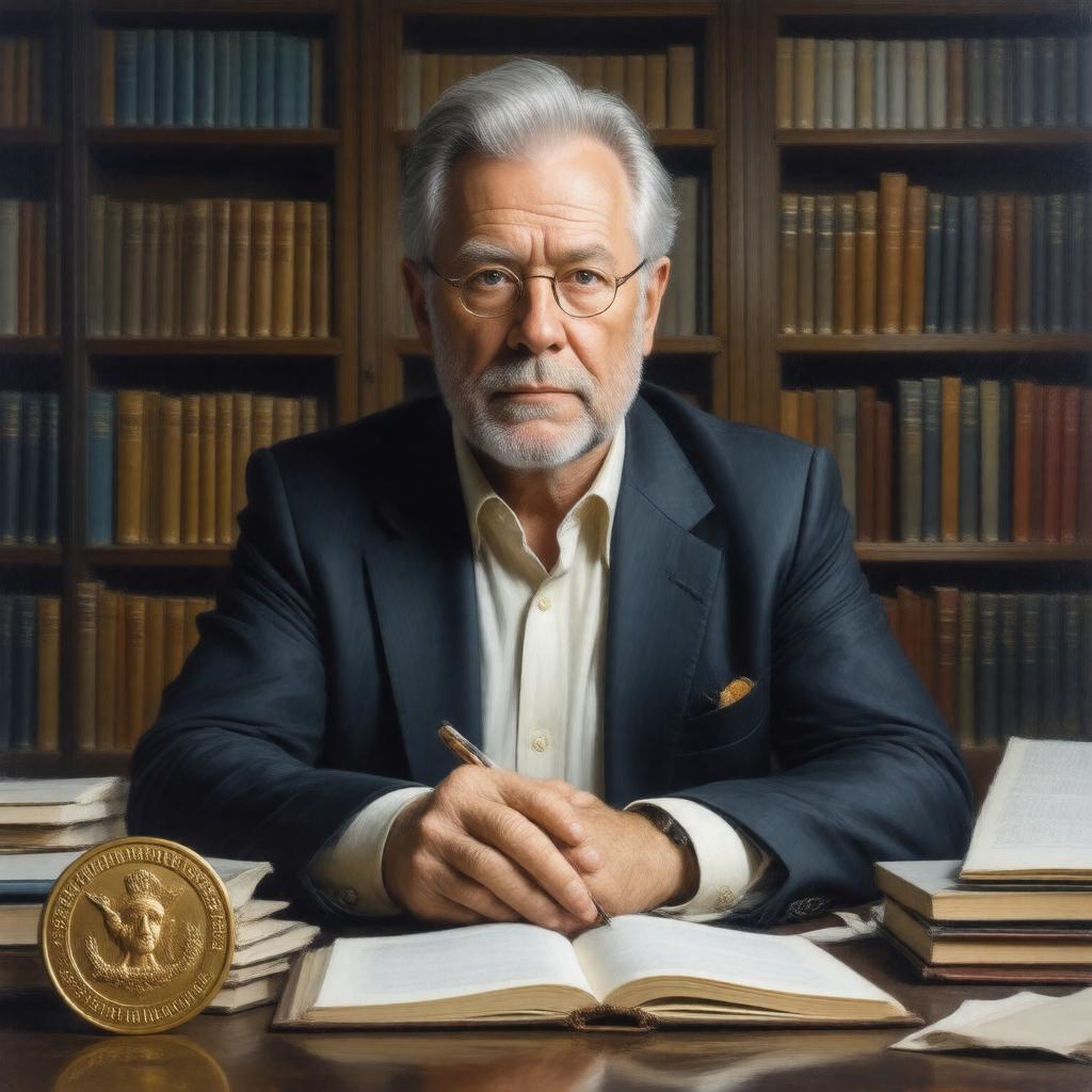 AI-created image of Dale Maharidge