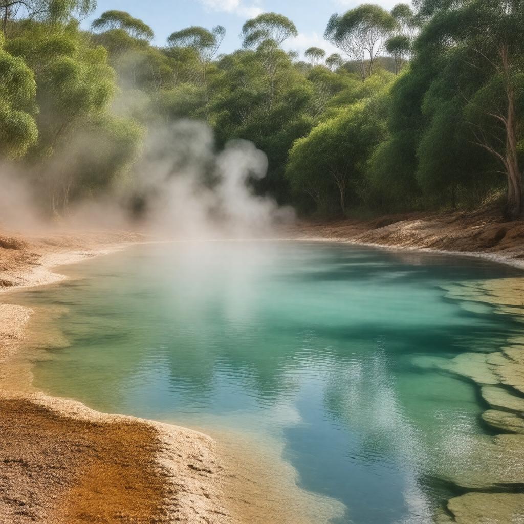 AI-created image of Dalhousie Springs