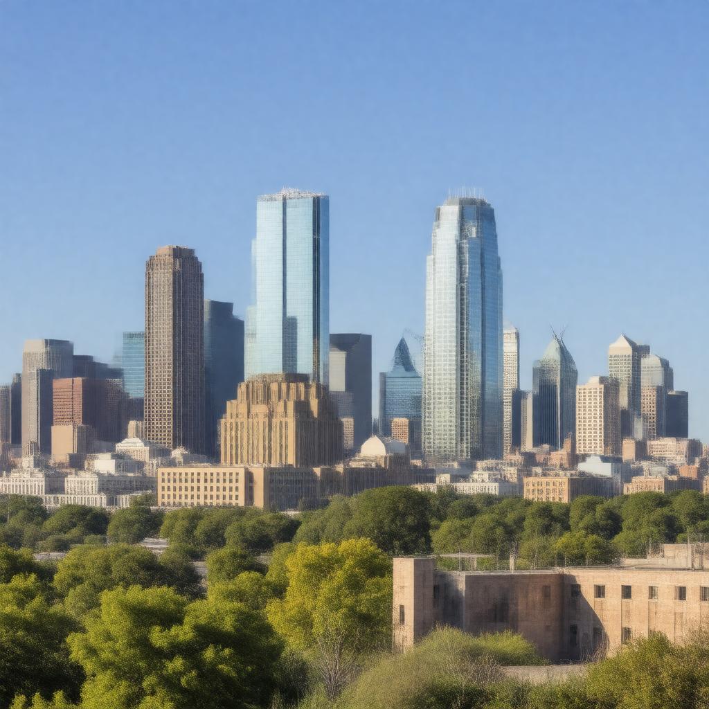 AI-created image of Dallas 2020