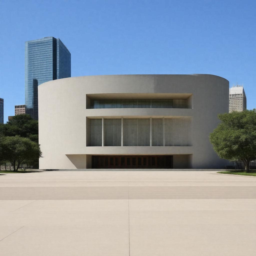 AI-created image of Dallas Museum of Art