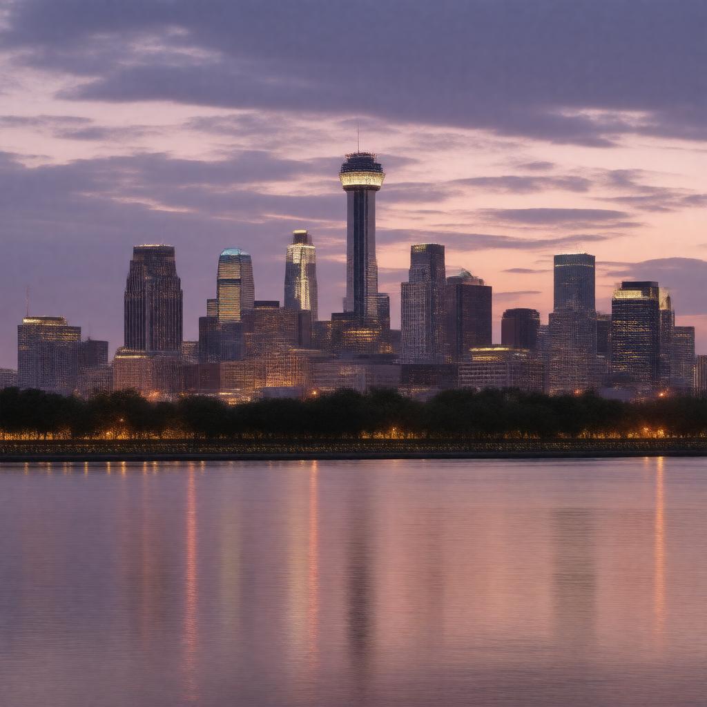 AI-created image of Dallas, Texas, United States
