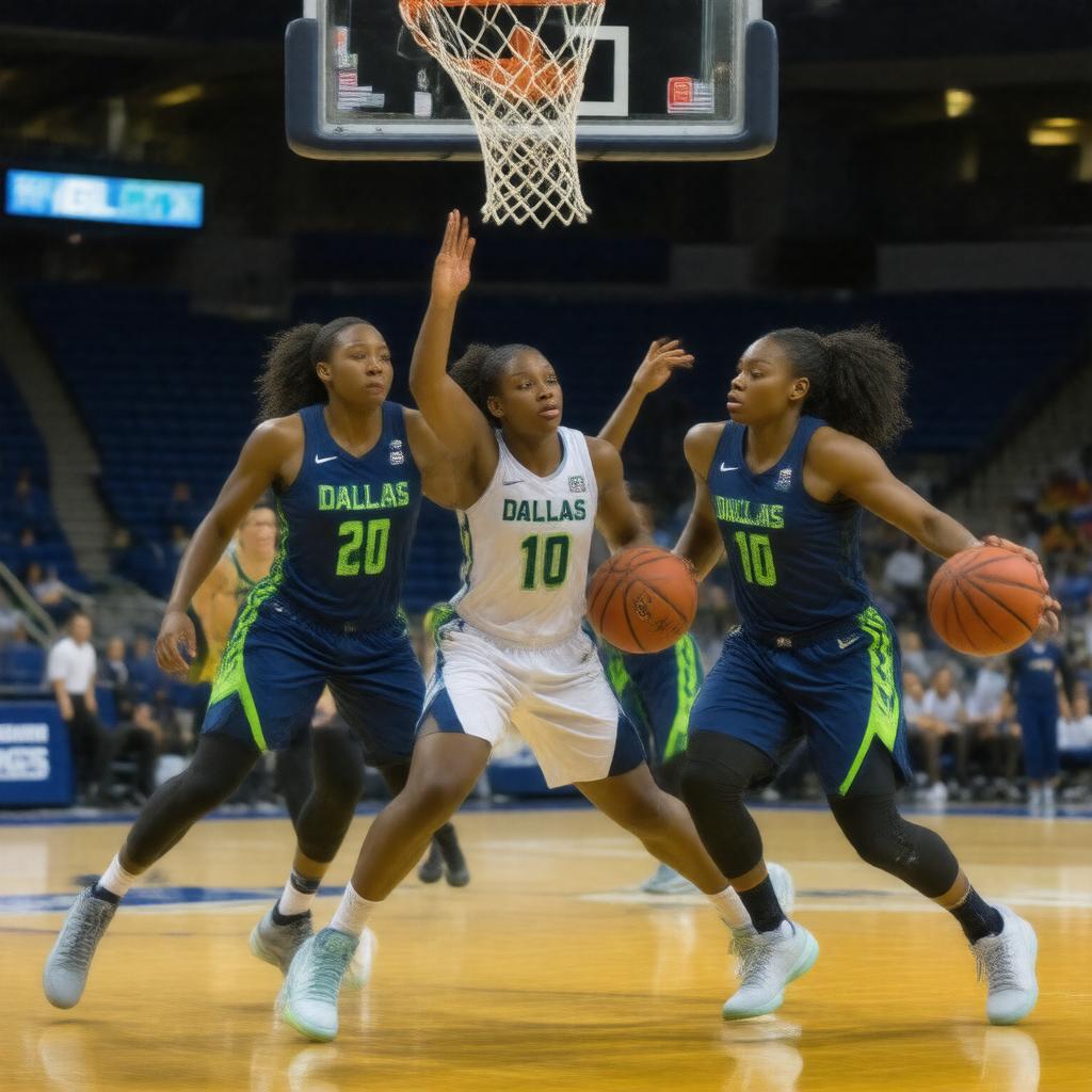 AI-created image of Dallas Wings