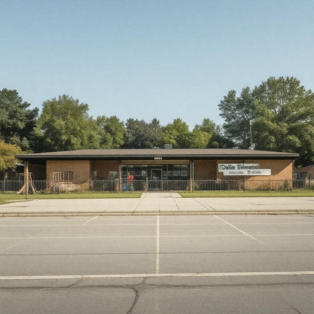 Click to view larger image AI-created image of Dallin Elementary School