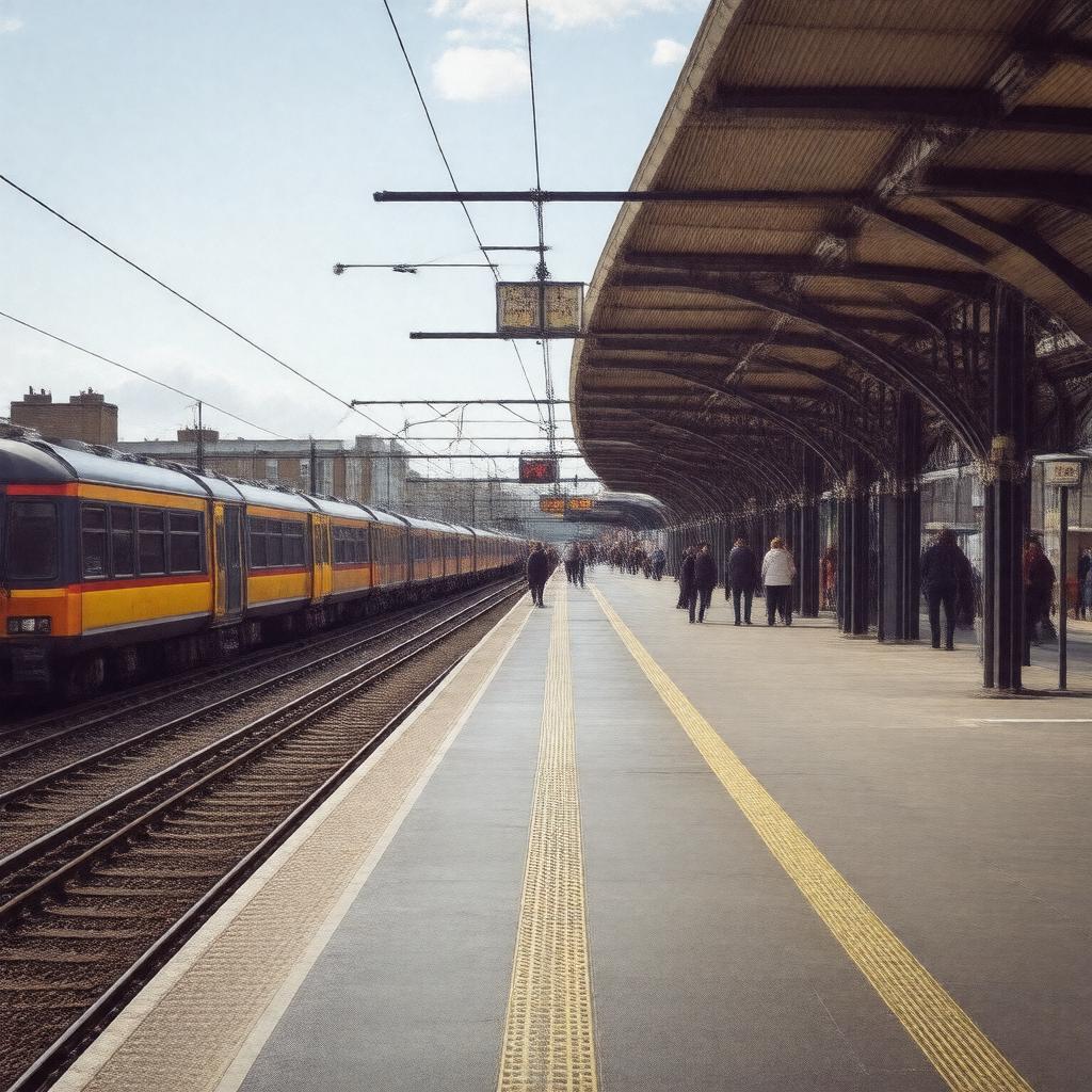 AI-created image of Dalston Kingsland railway station