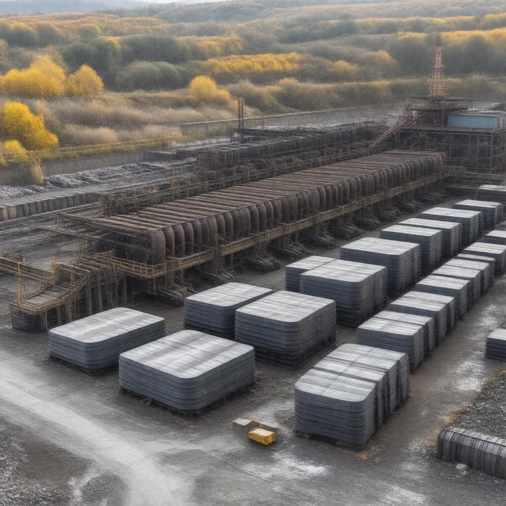 AI-created image of Dalzell Steel Plate Mill