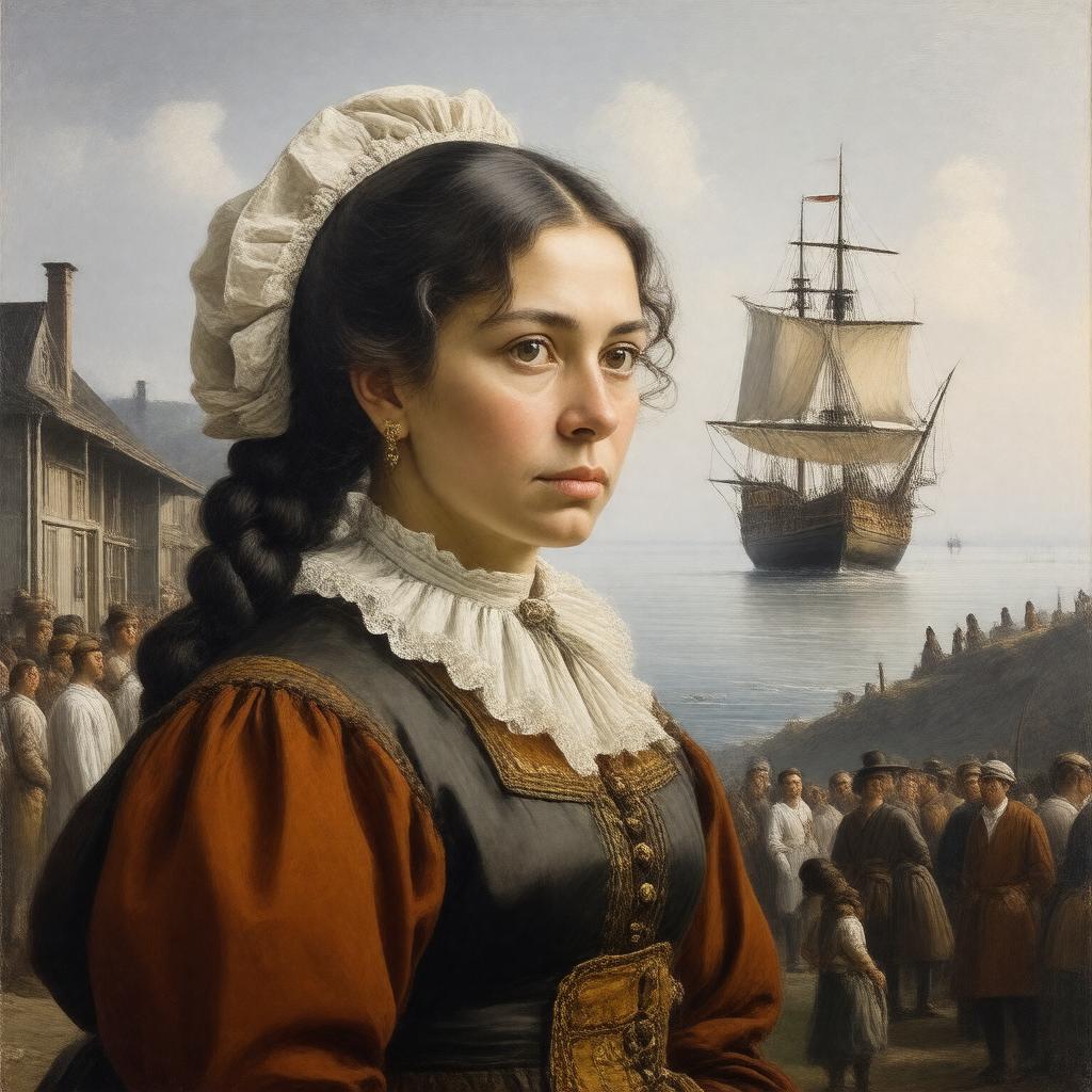 AI-created image of Damaris Hopkins