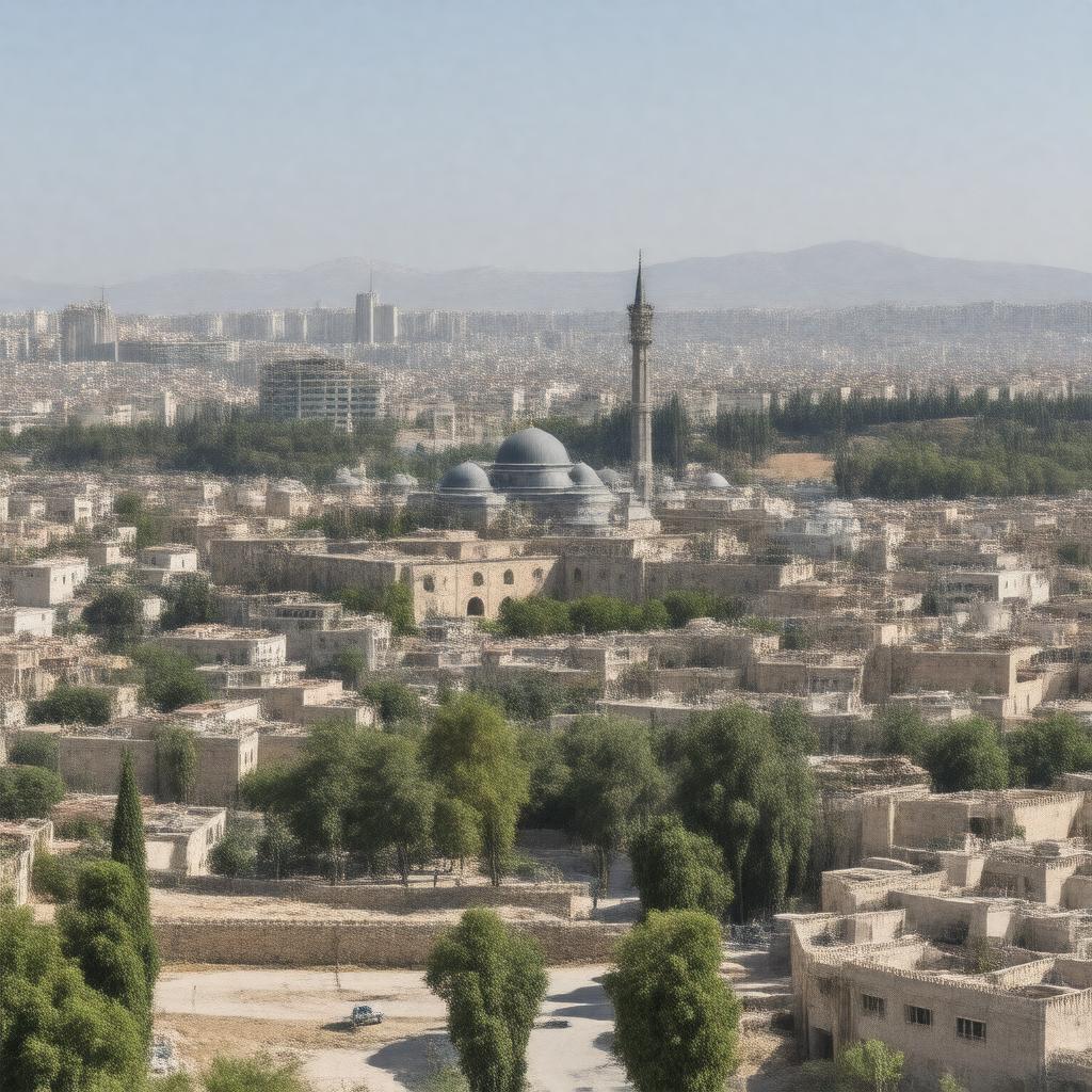 AI-created image of Damascus