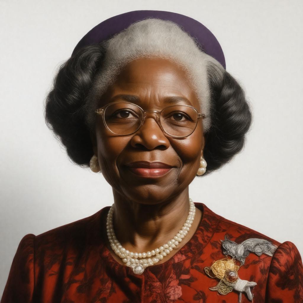 AI-created image of Dame Elizabeth Anionwu