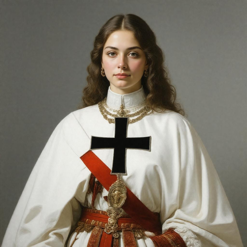 Click to view larger image AI-created image of Dame Grand Cross of the Order of St John