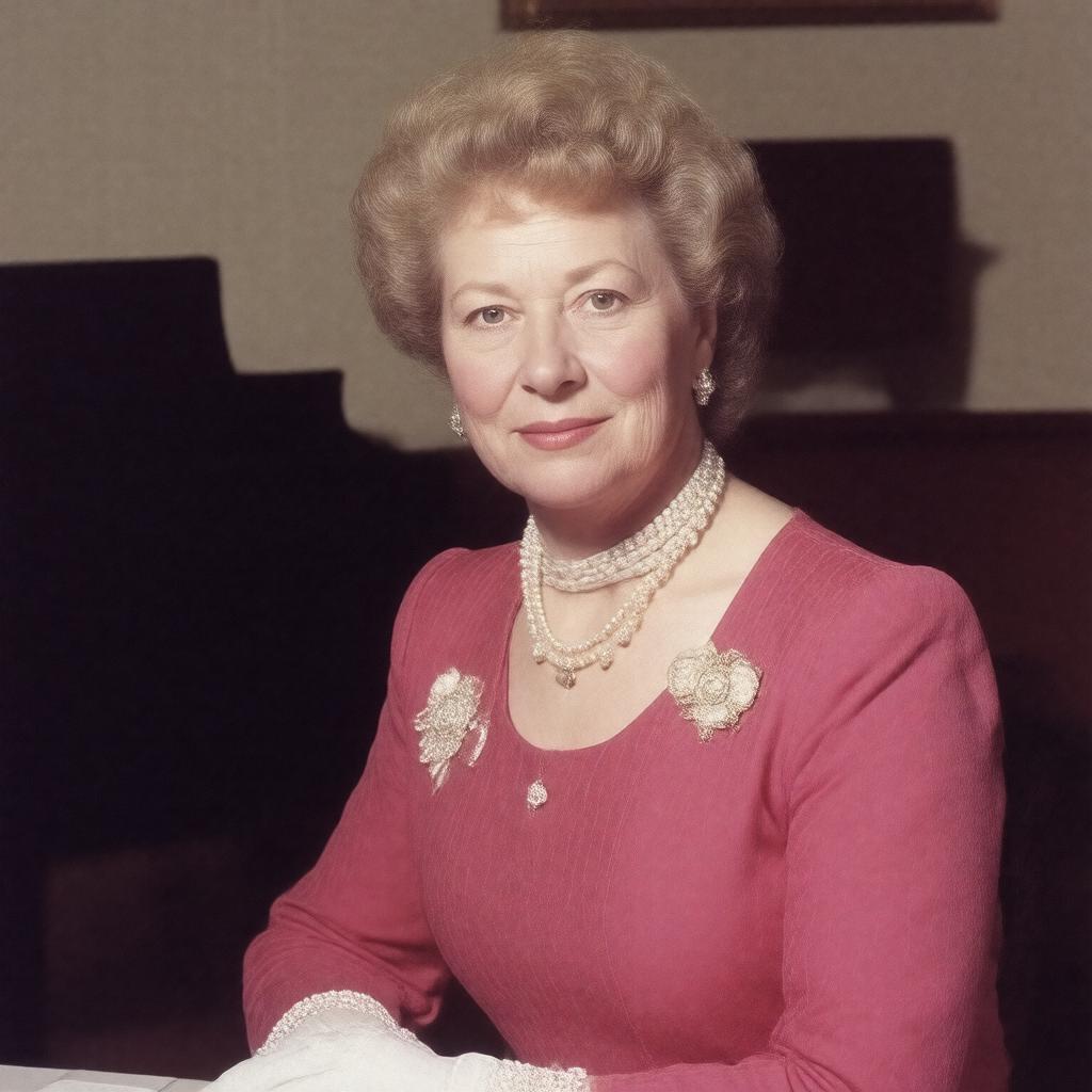 AI-created image of Dame Janet Baker