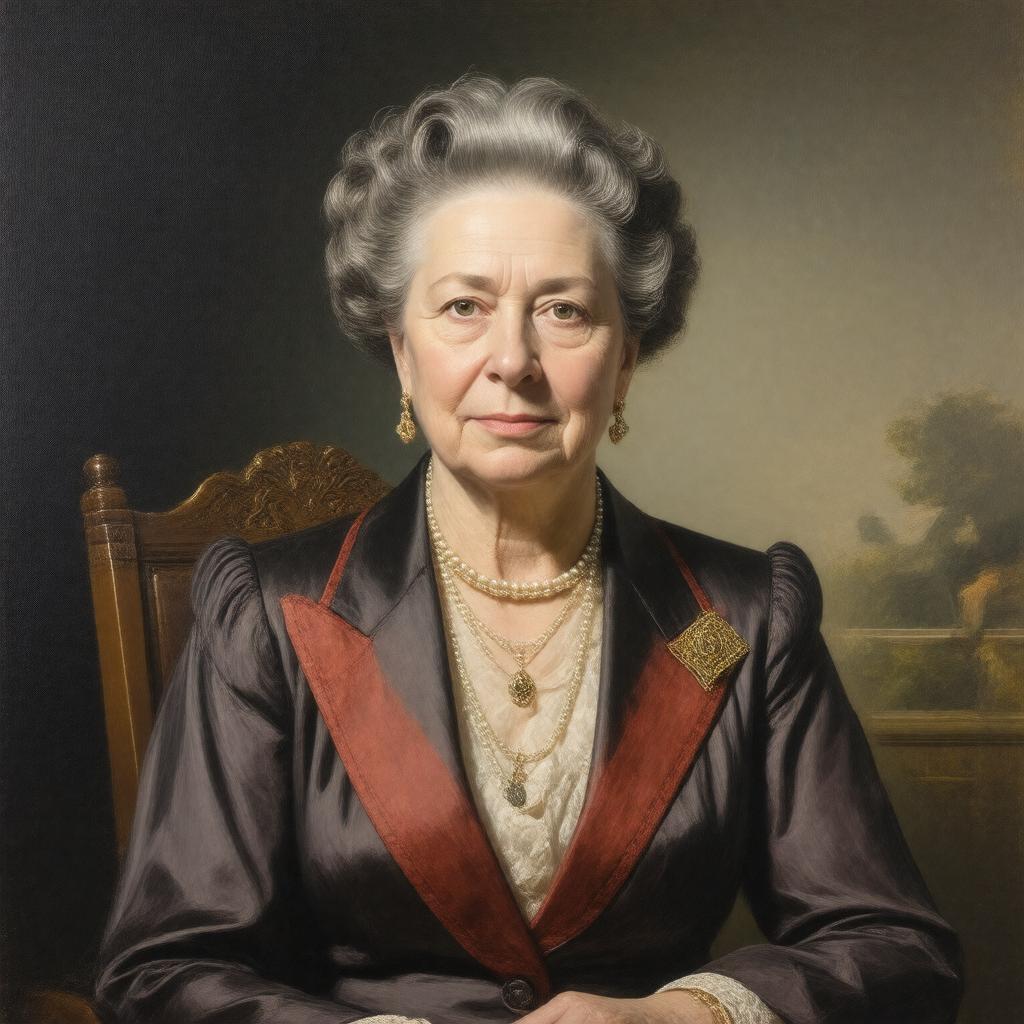 AI-created image of Dame Janet Vaughan