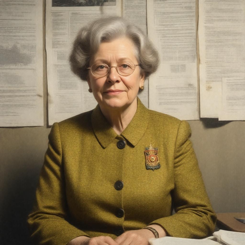 Click to view larger image AI-created image of Dame Judith Hackitt