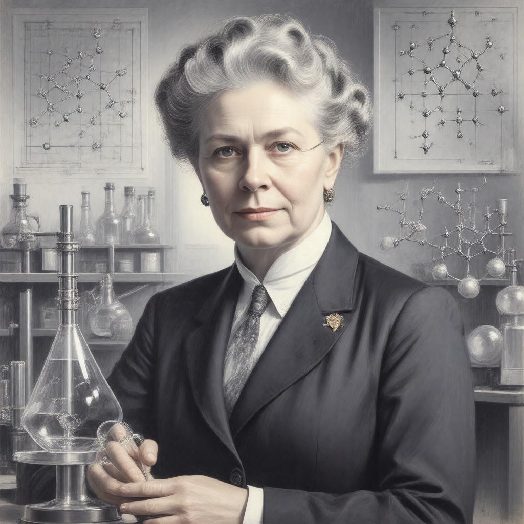 AI-created image of Dame Kathleen Lonsdale
