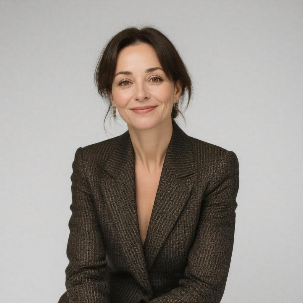 AI-created image of Dame Kristin Scott Thomas