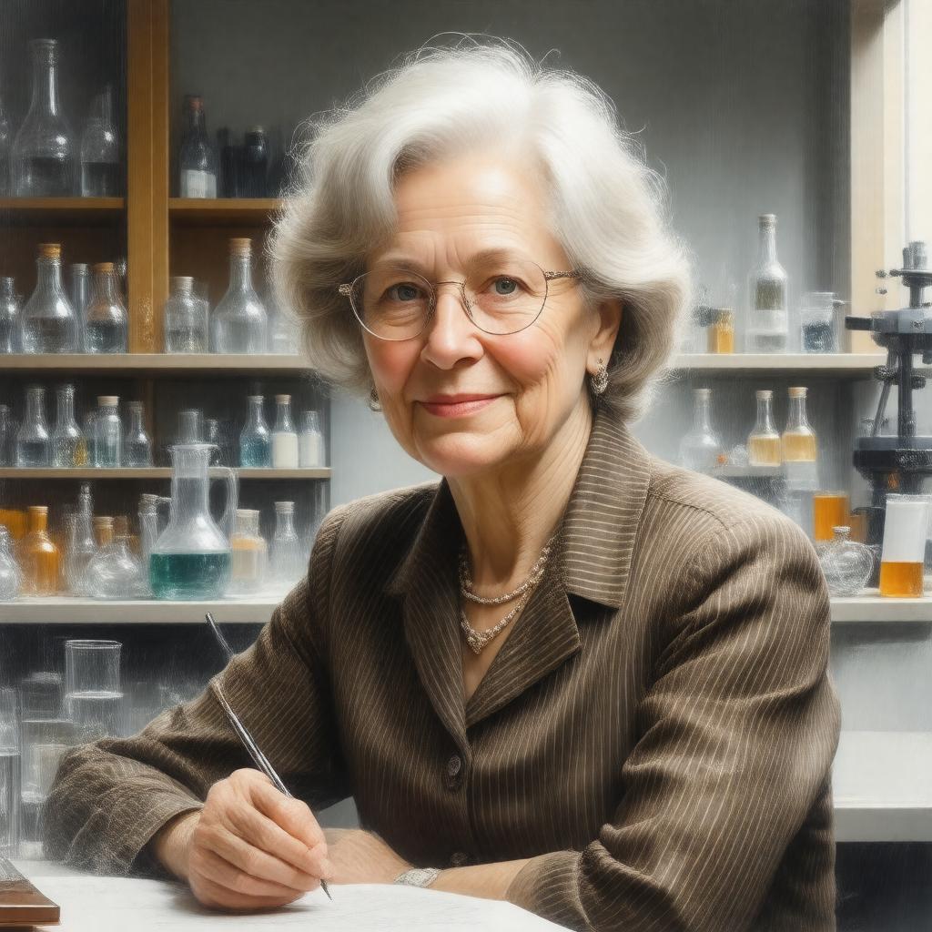 AI-created image of Dame Linda Partridge