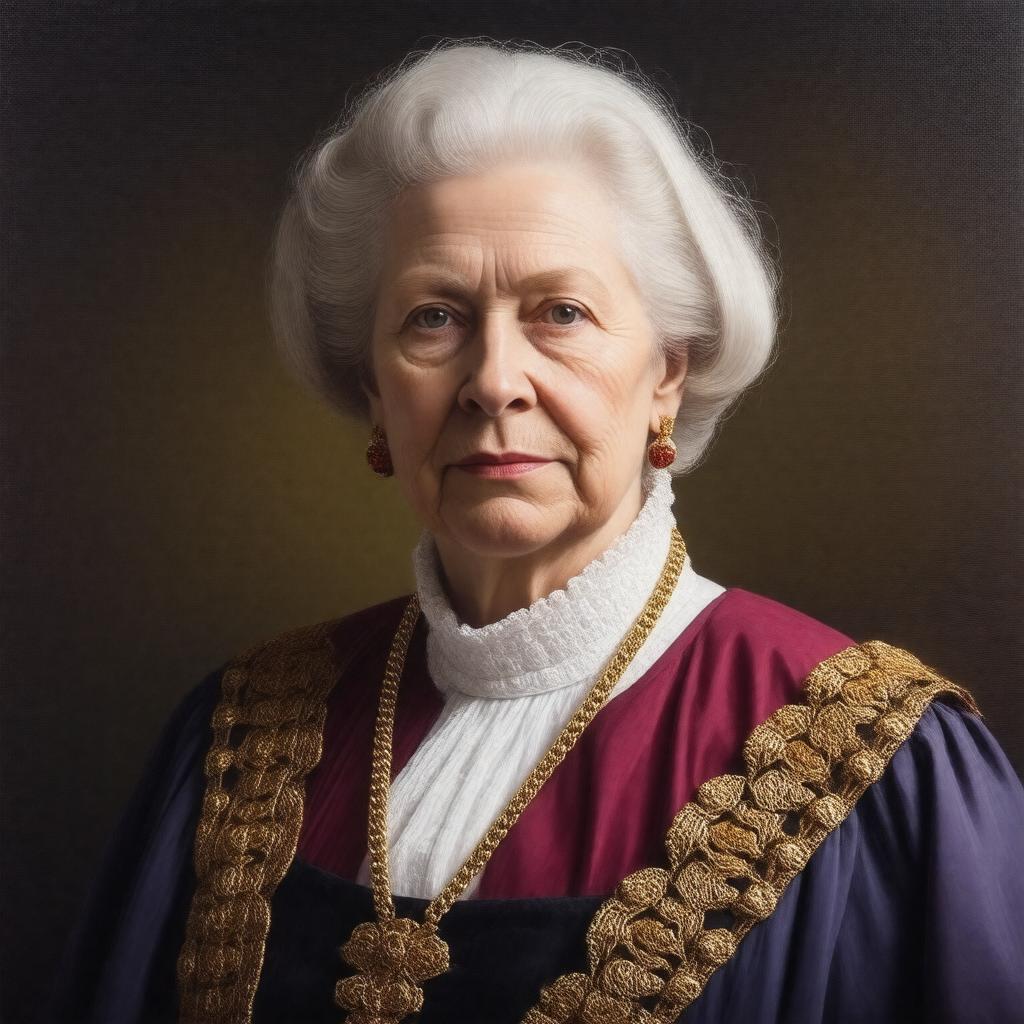 Click to view larger image AI-created image of Dame Mary Donaldson