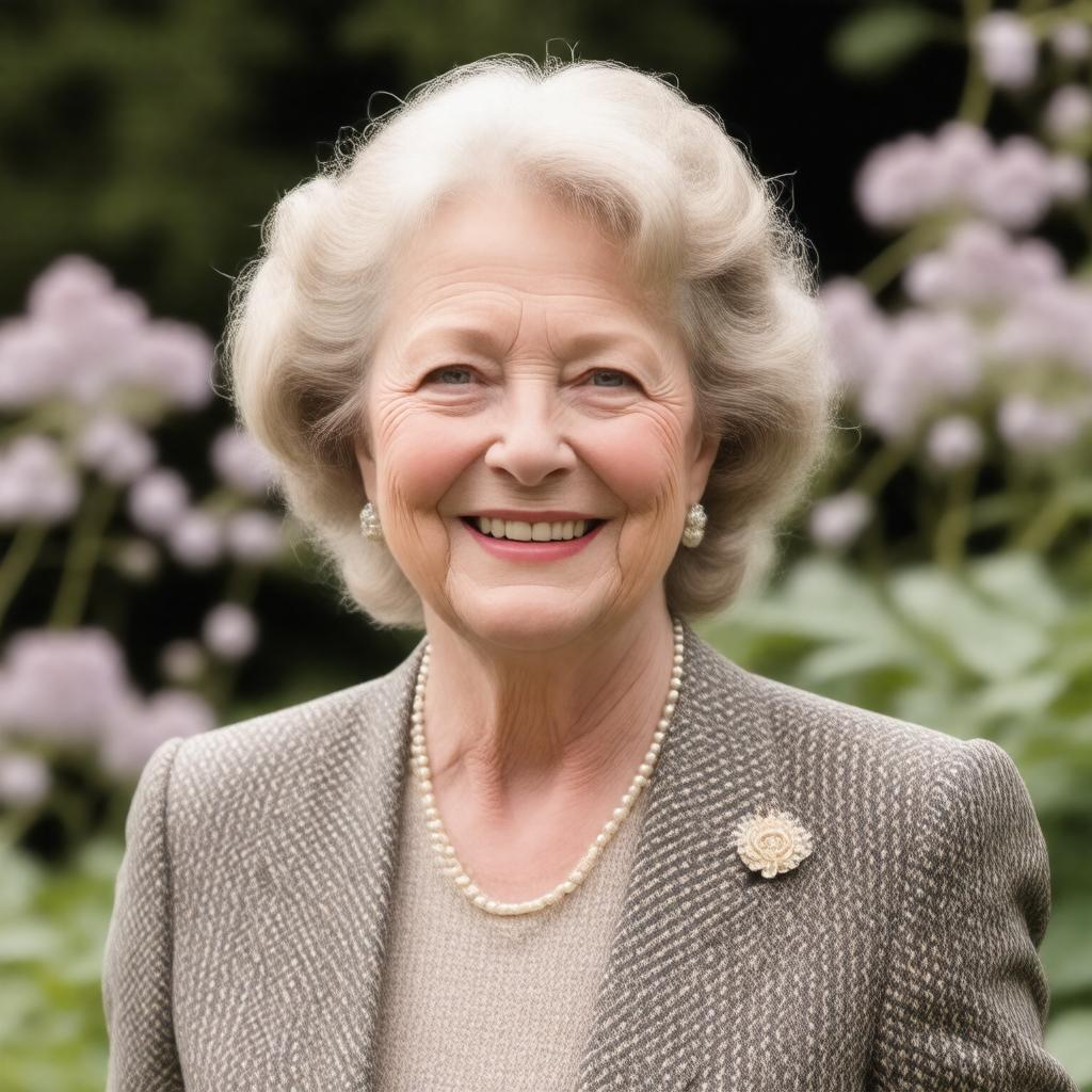 AI-created image of Dame Penelope Keith