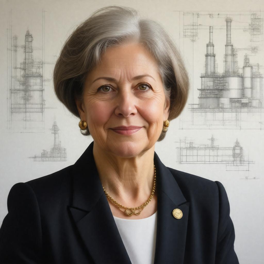 AI-created image of Dame Sue Ion