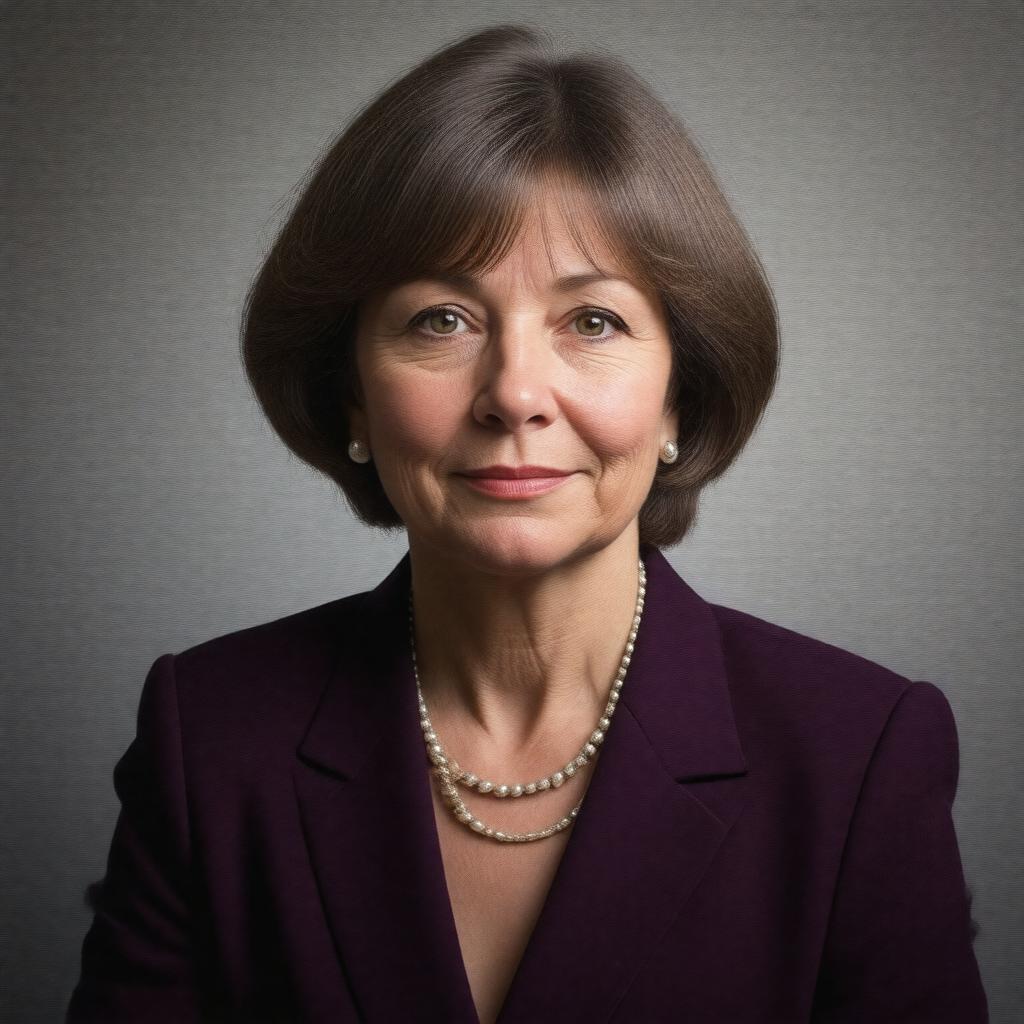 AI-created image of Dame Tessa Jane Jowell