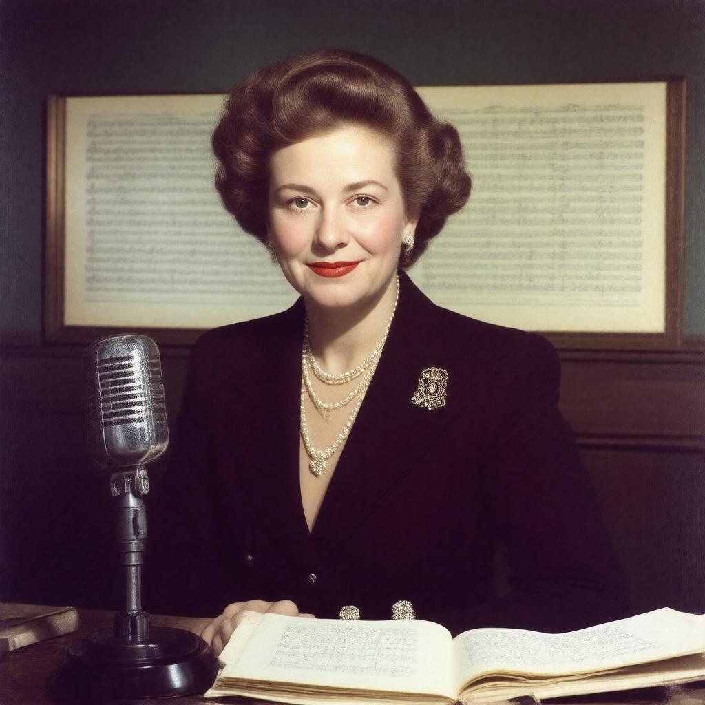 AI-created image of Dame Vera Margaret Lynn