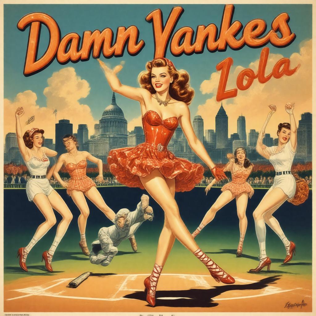 AI-created image of Damn Yankees