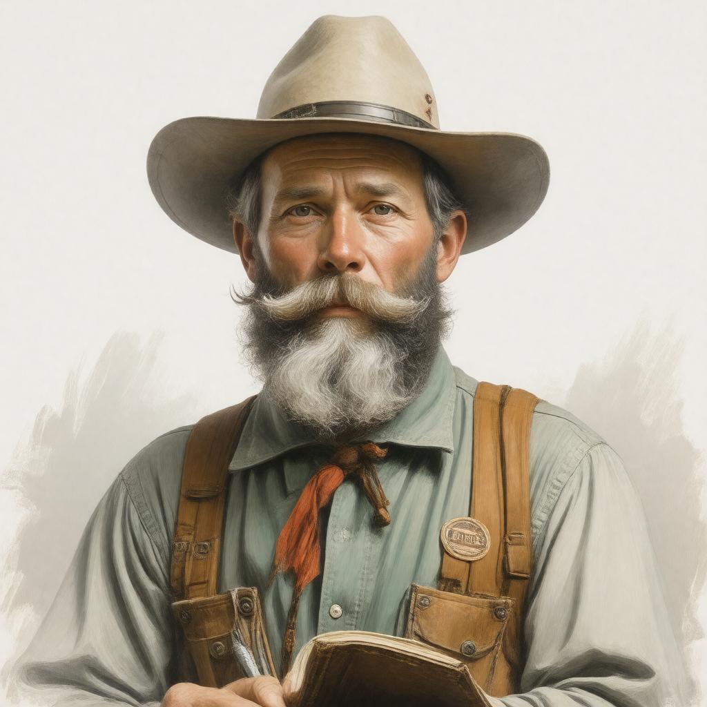 AI-created image of Dan Beard