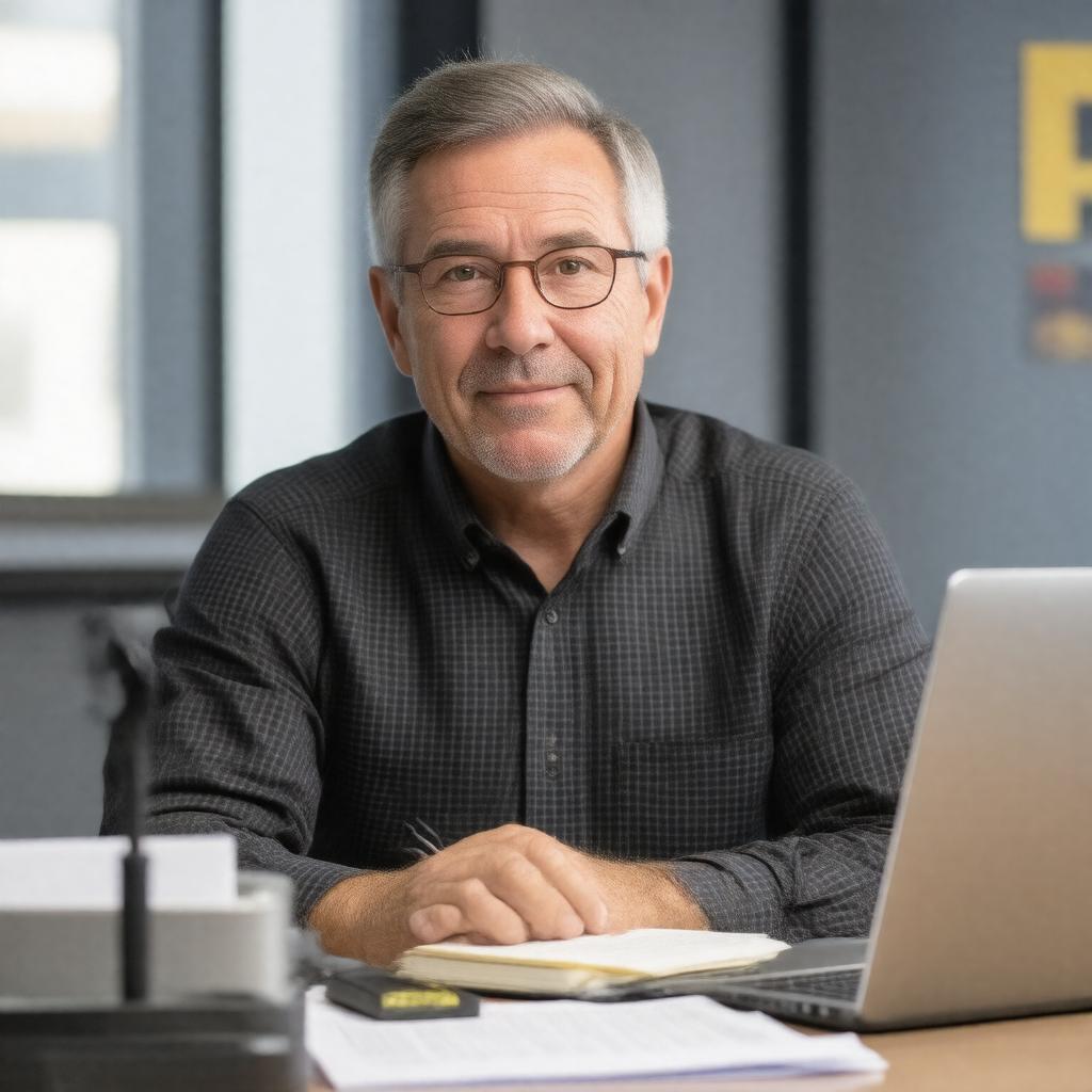 AI-created image of Dan Charles