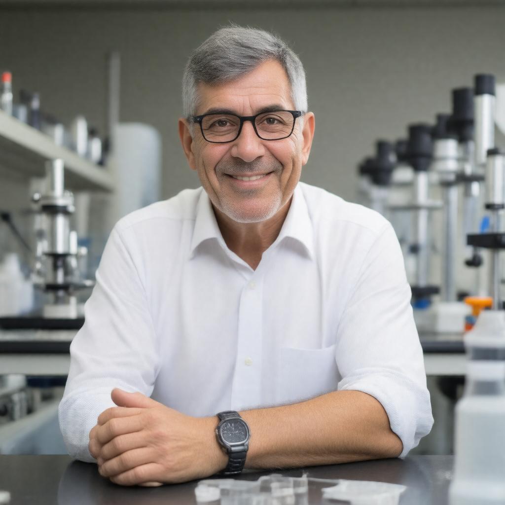 AI-created image of Dan Shechtman