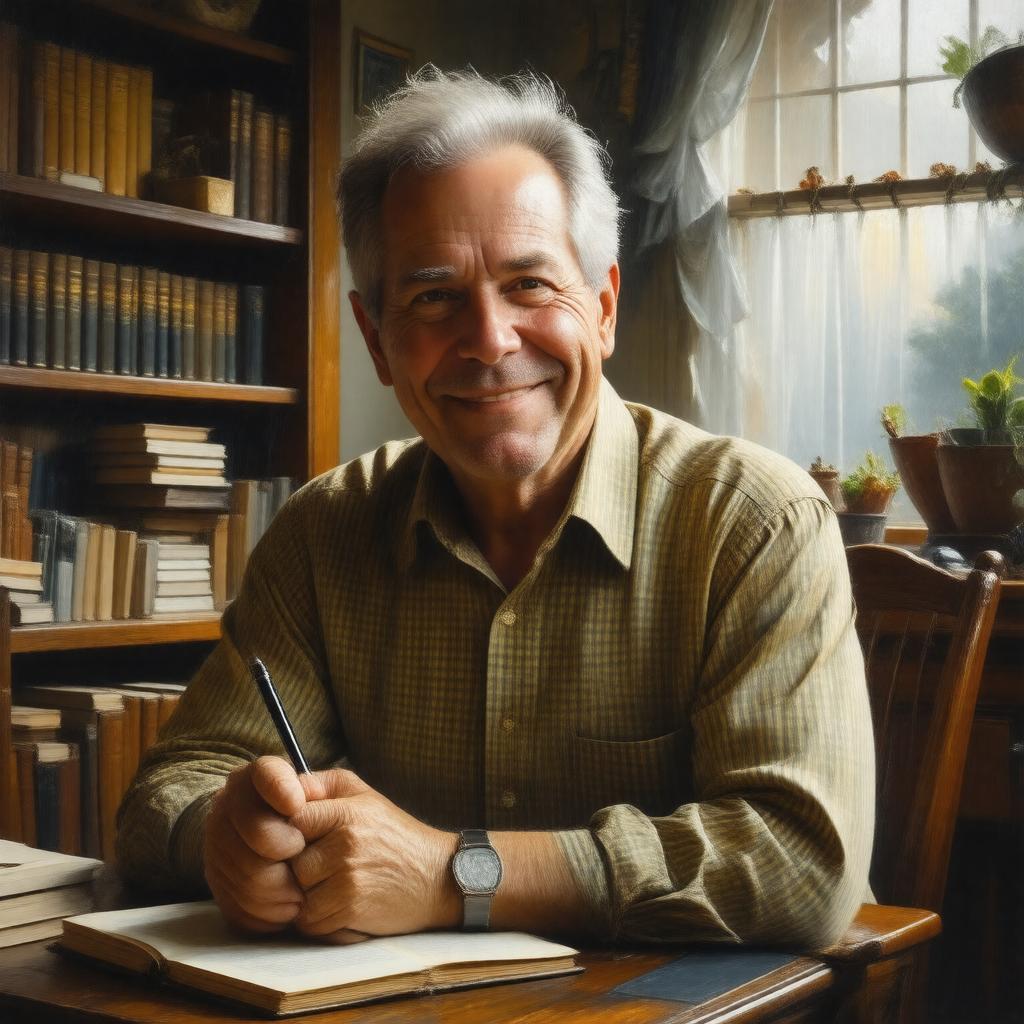 AI-created image of Dan Simmons