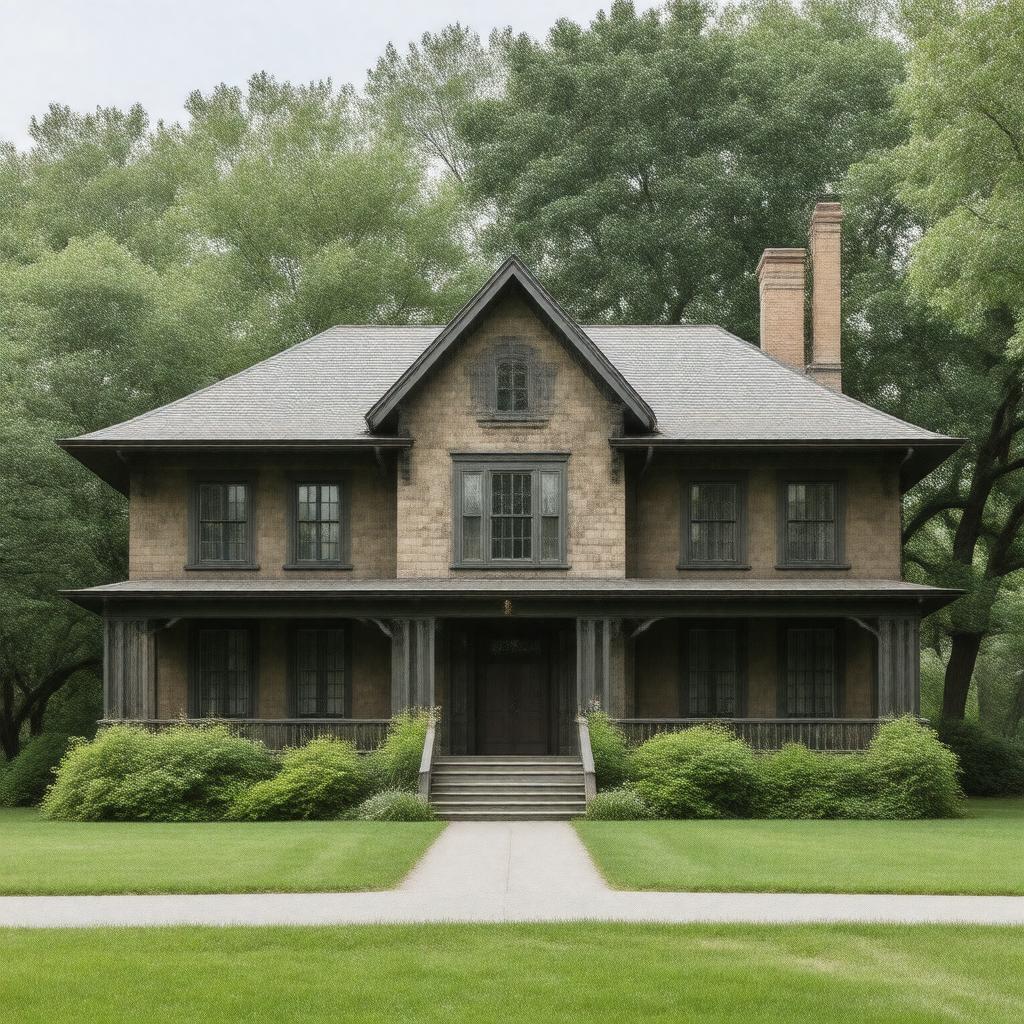 AI-created image of Dana-Thomas House