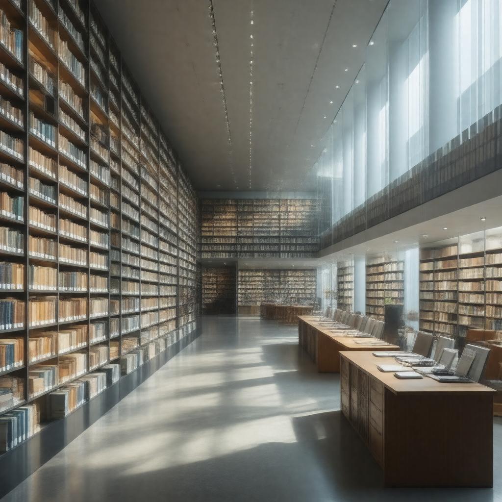 Click to view larger image AI-created image of Dana Research Centre and Library