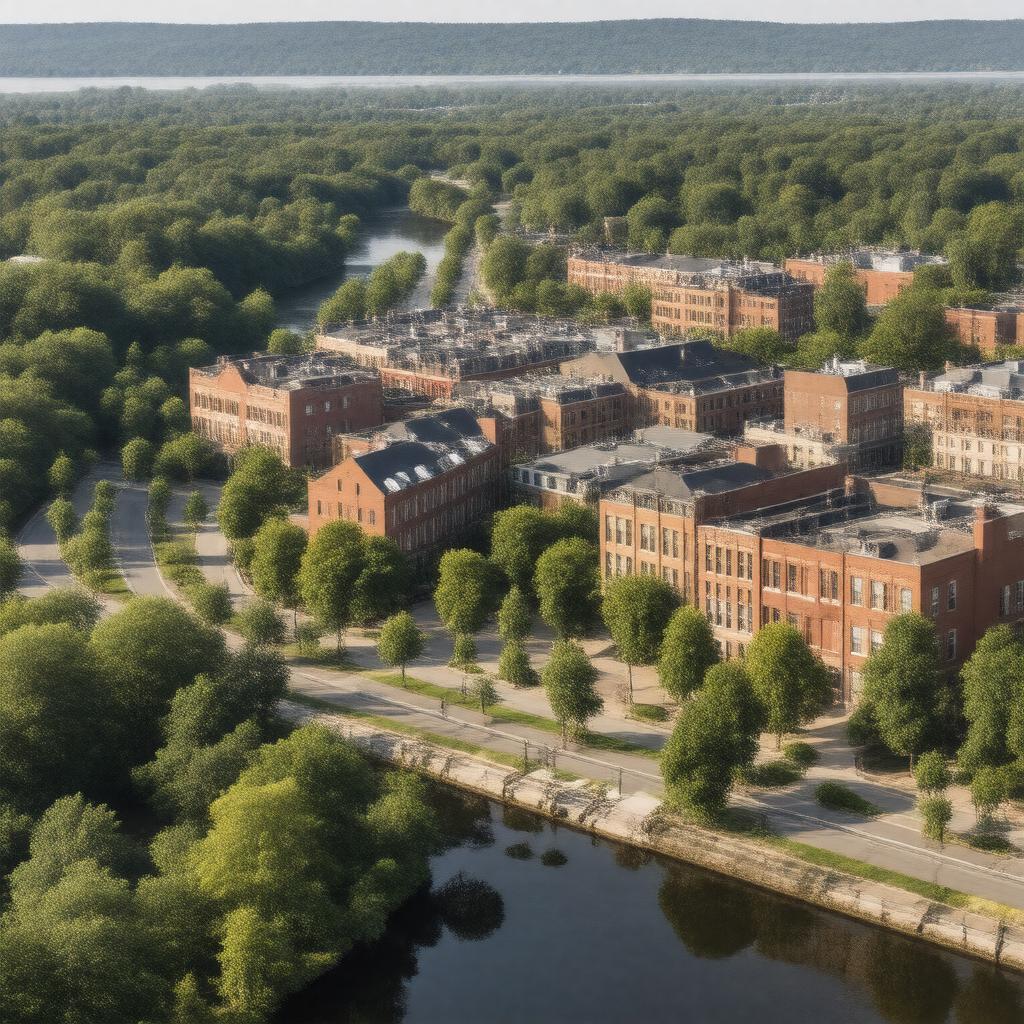 AI-created image of Danbury, Connecticut, United States