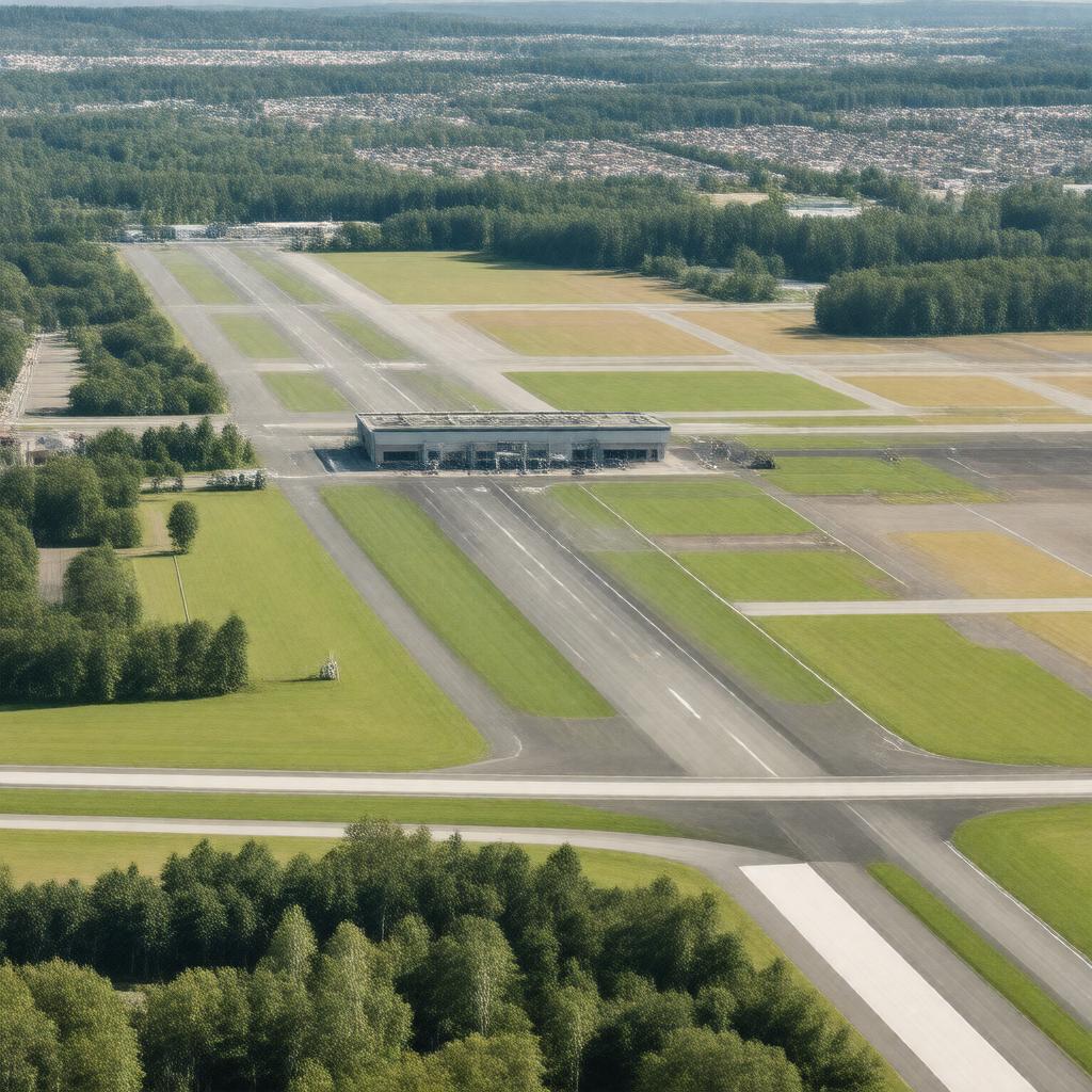 AI-created image of Danbury Municipal Airport