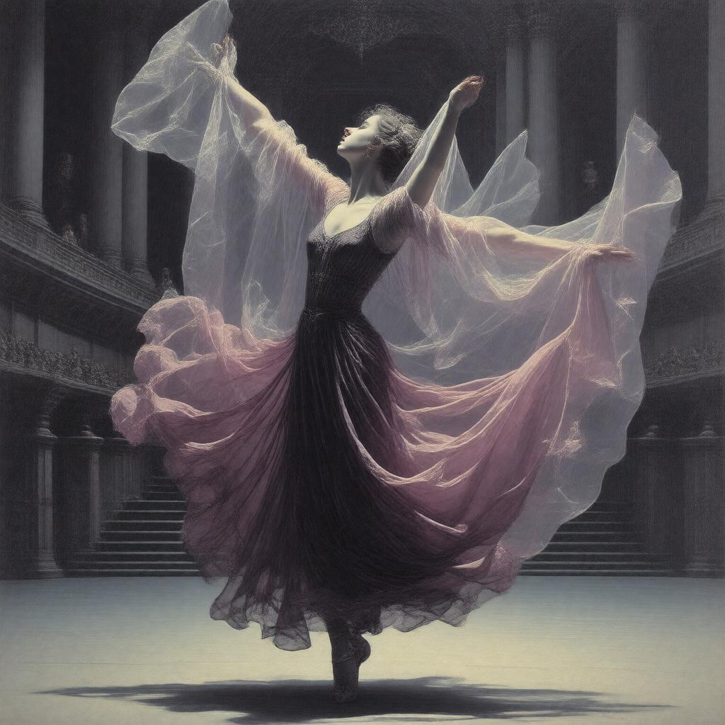 Click to view larger image AI-created image of Dance of the Seven Veils