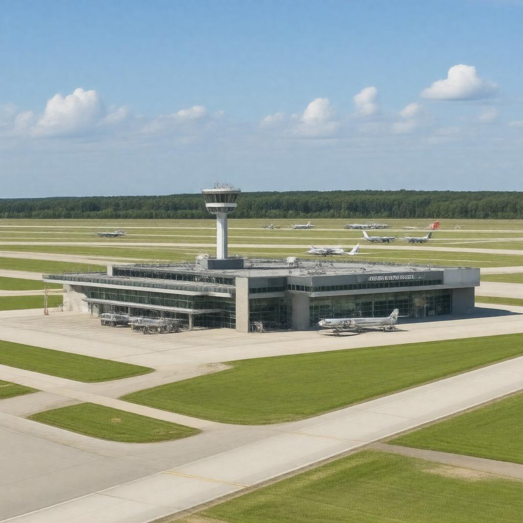 AI-created image of Dane County Regional Airport