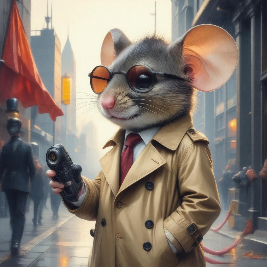 AI-created image of Danger Mouse (voice)