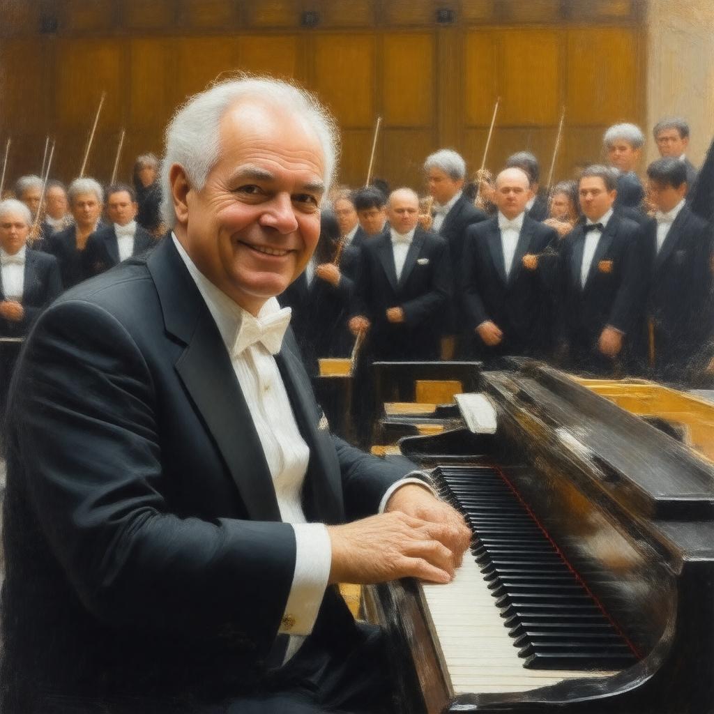 AI-created image of Daniel Barenboim