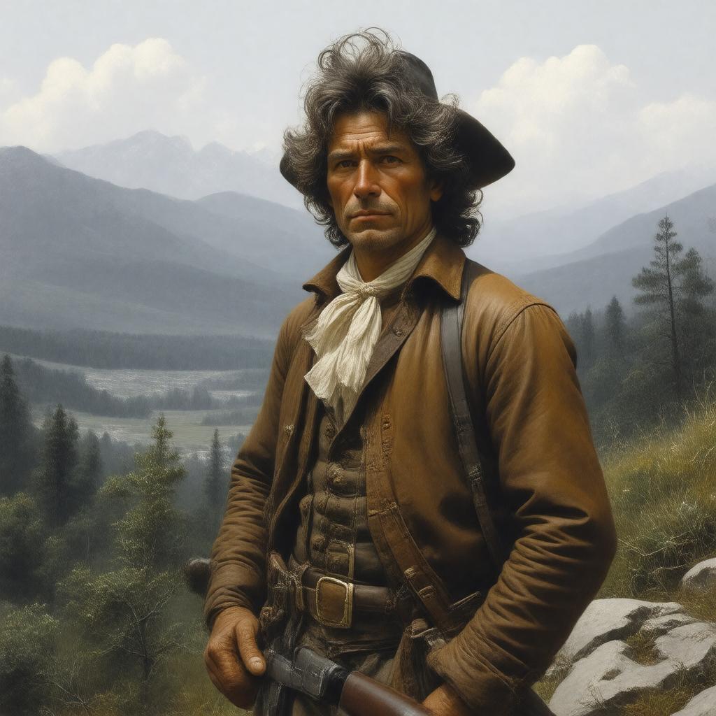 AI-created image of Daniel Boone