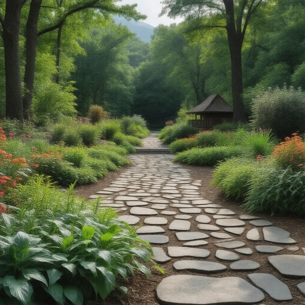 Click to view larger image AI-created image of Daniel Boone Native Gardens