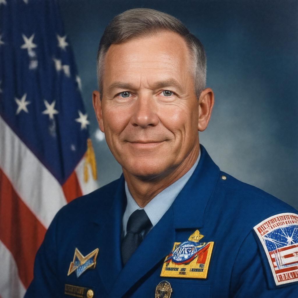 AI-created image of Daniel Brandenstein