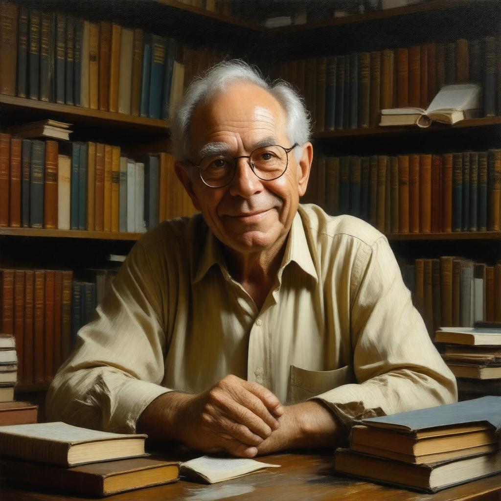 AI-created image of Daniel Kahneman