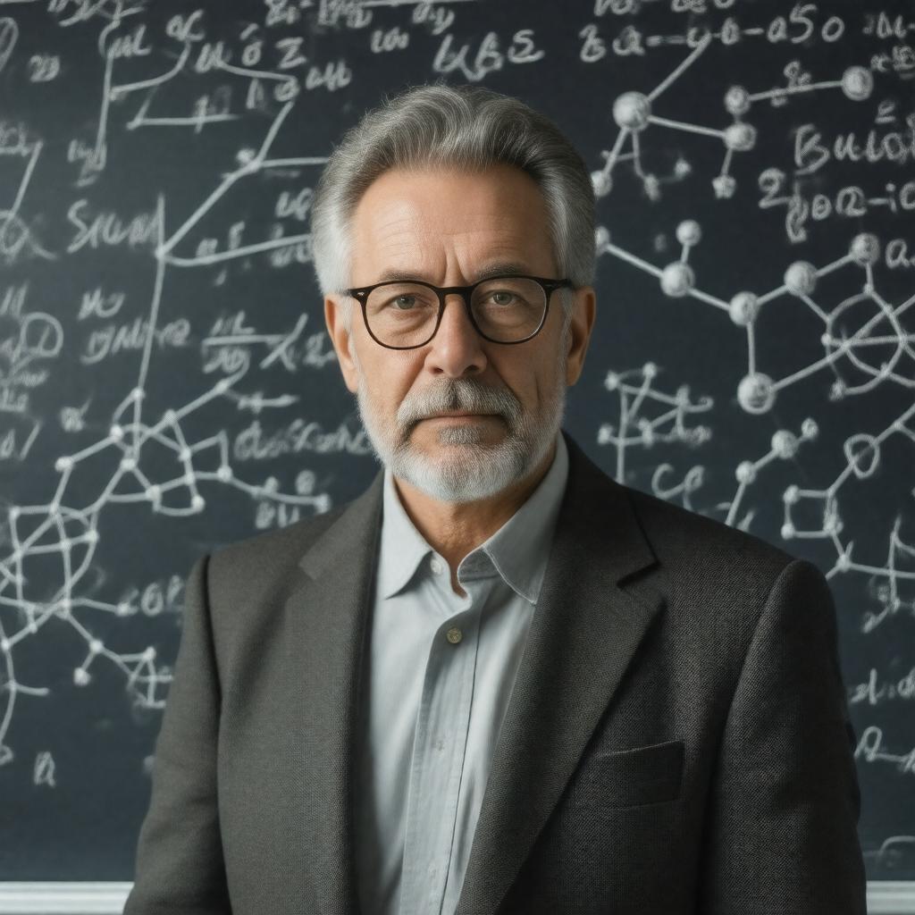 AI-created image of Daniel Kleppner