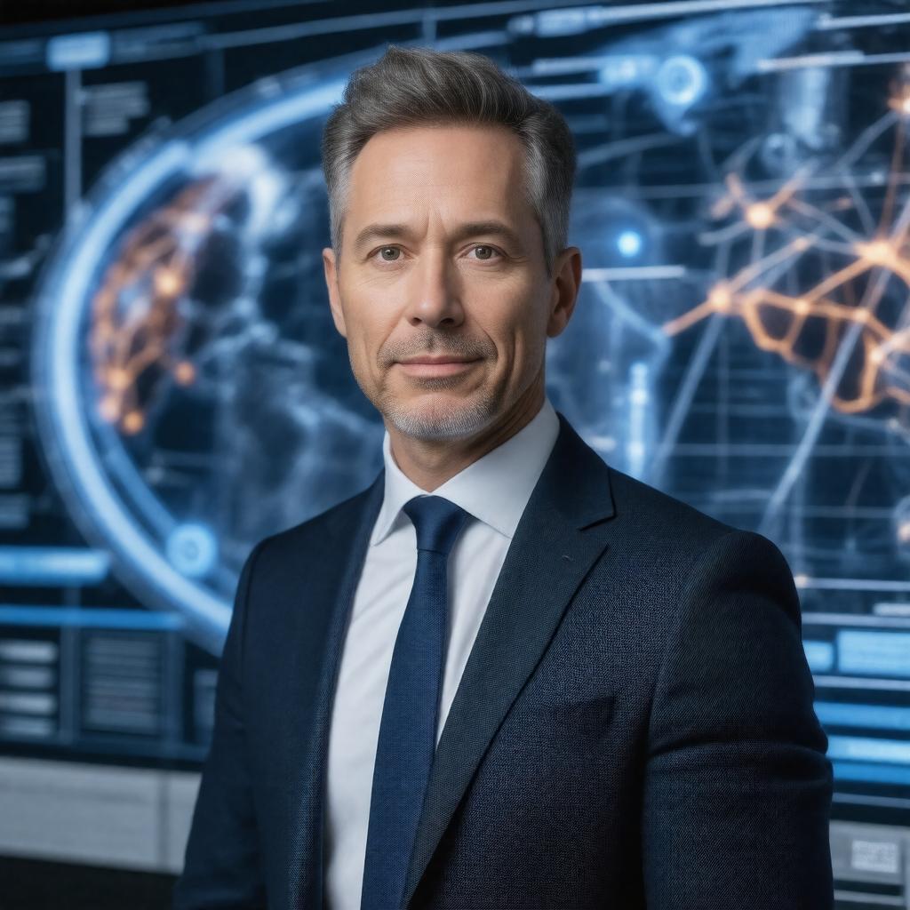 Click to view larger image AI-created image of Daniel Kraft