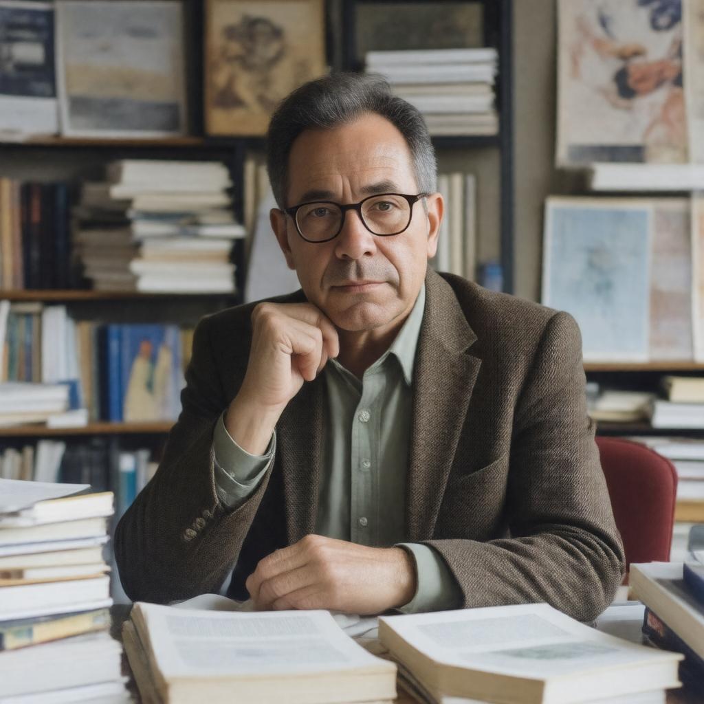 AI-created image of Daniel Mendelsohn