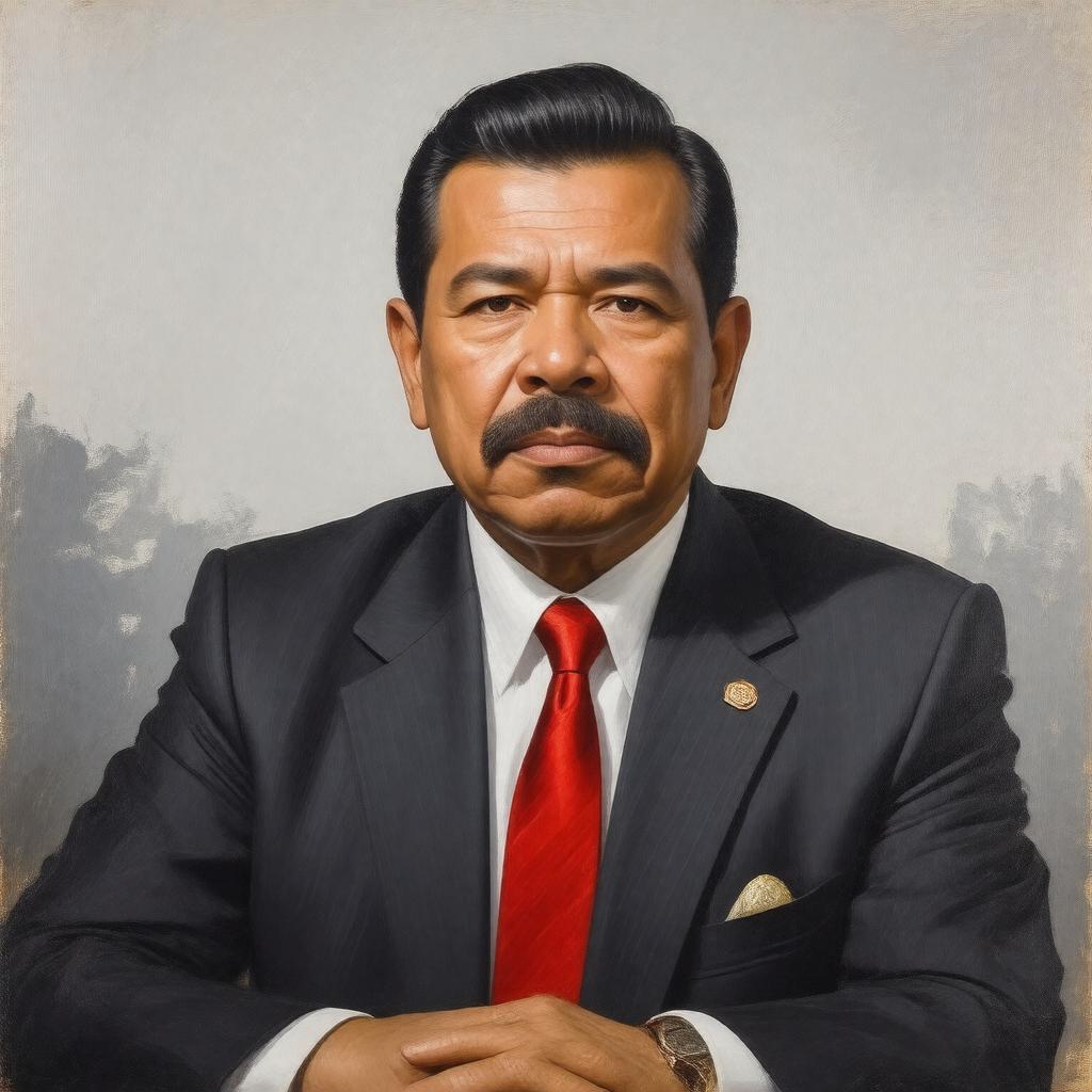 AI-created image of Daniel Ortega