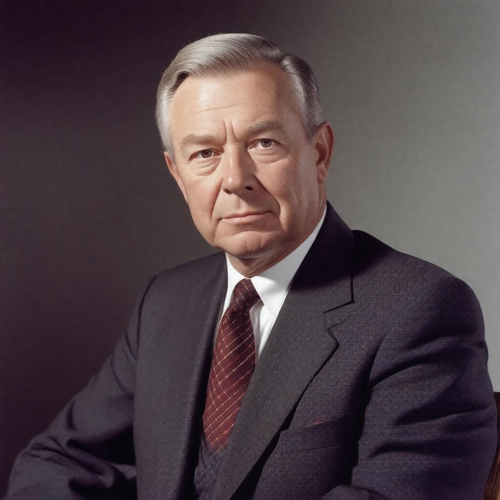 AI-created image of Daniel Patrick Moynihan